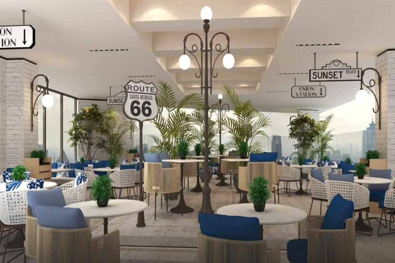 Paramount Hotel Midtown Dubaj Kültér fotó The interior of the restaurant